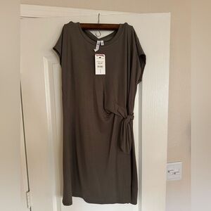 Side tie dress